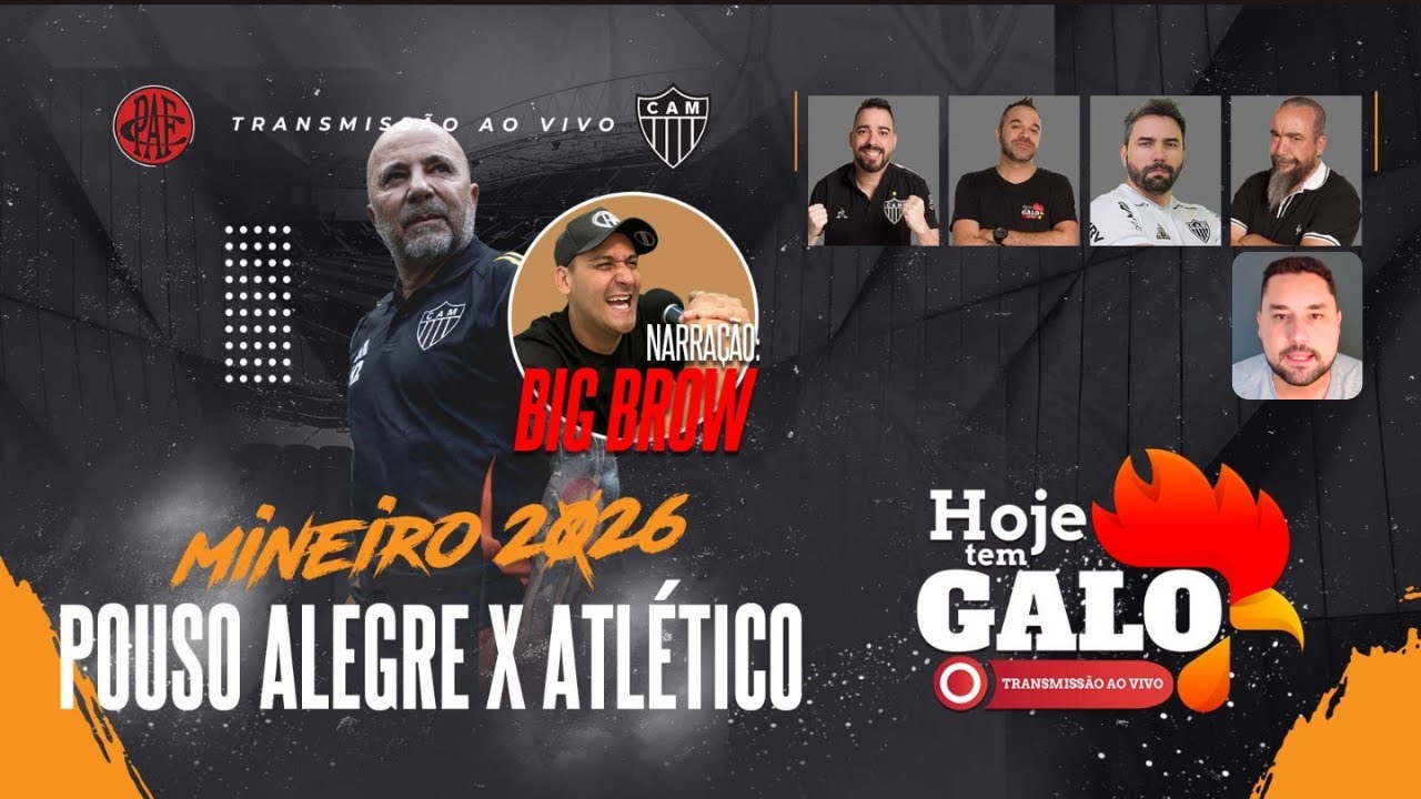 ⚫  AO VIVO GALO X POUSO ALEGRE |  CAMPEONATO MINEIRO ⚫
