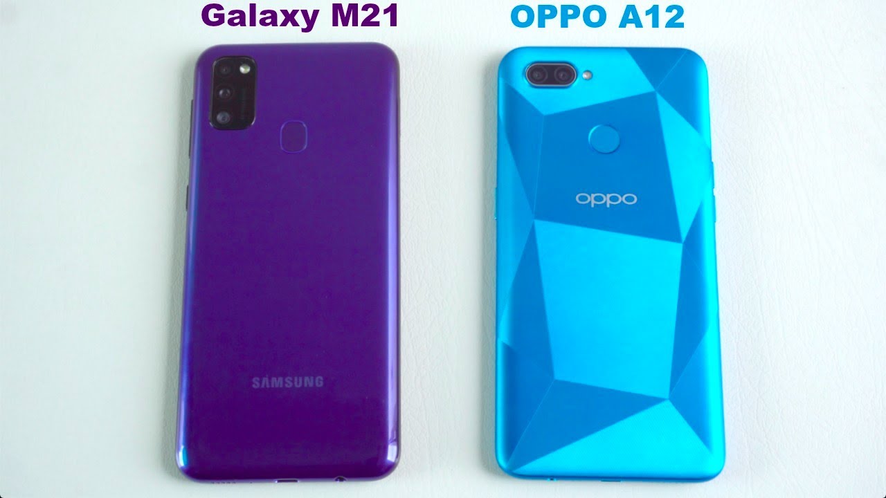 Samsung Galaxy M21 vs Oppo A12 SpeedTest and Camera Comparison
