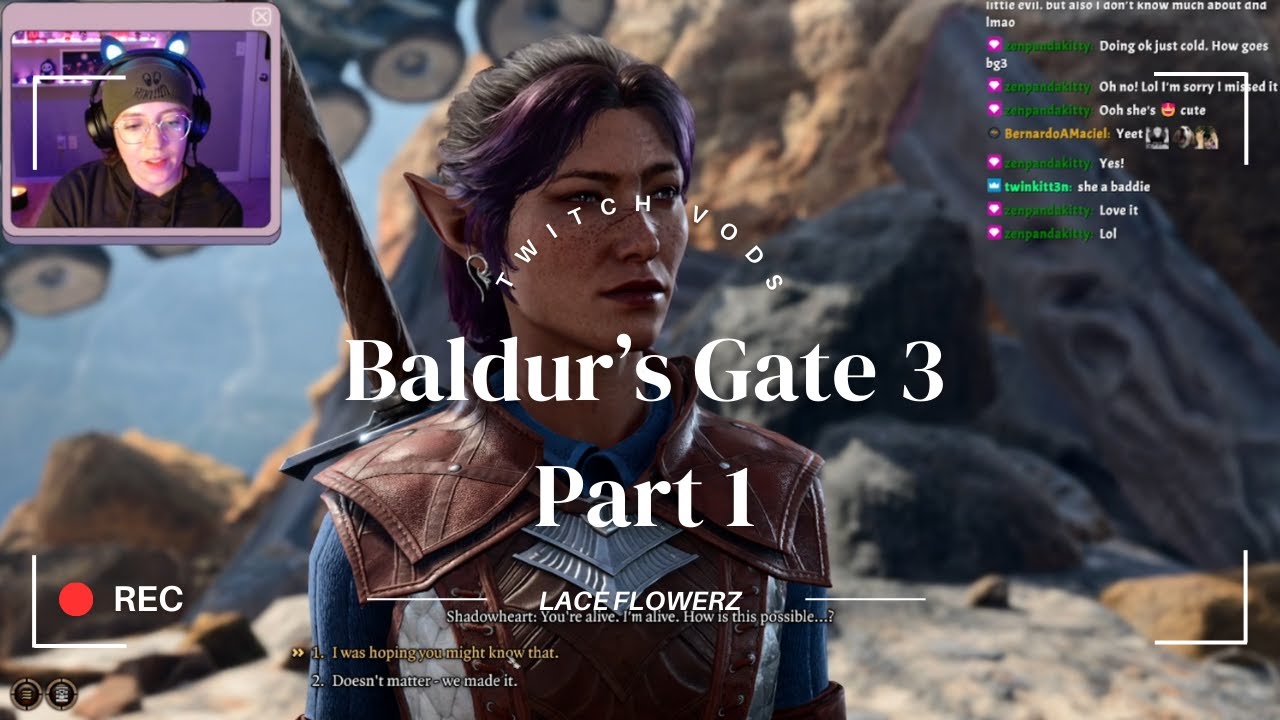 FIRST EVER Baldur's Gate 3 Play Through - Part 1 VOD