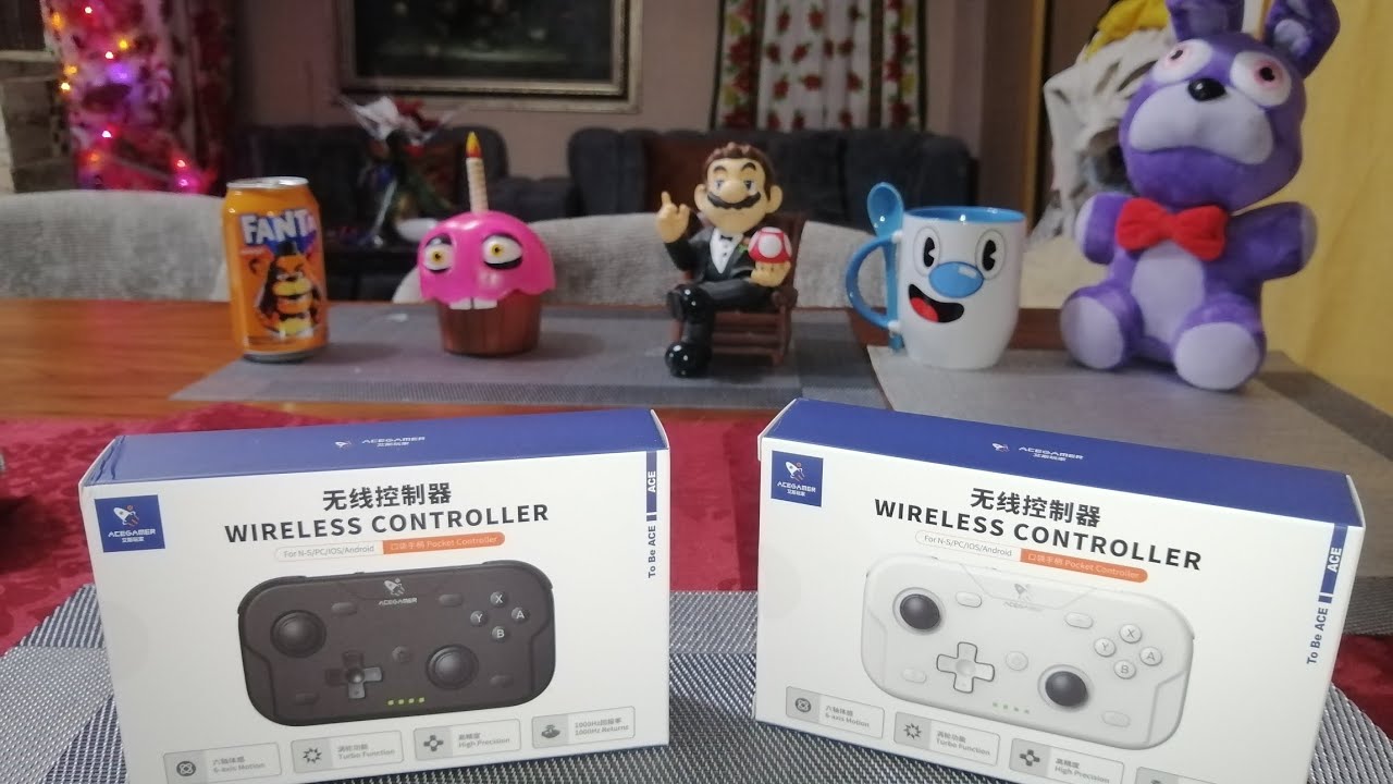 UNBOXING 📦 Controles AceGamer 👾 Wireless for SW/Android/iOS/PC 🎮