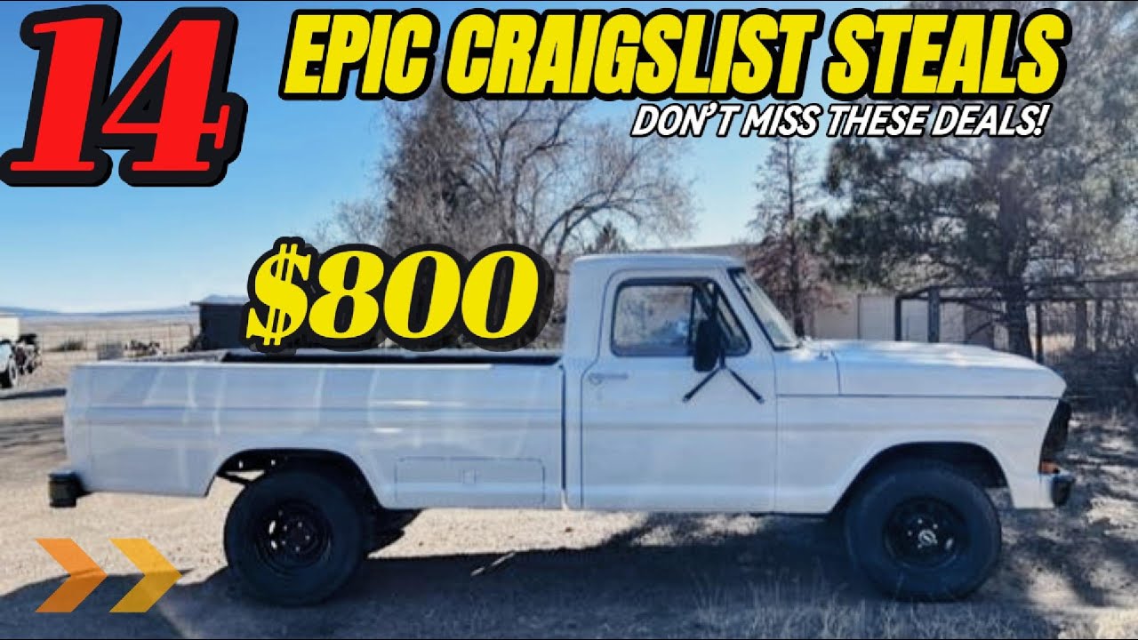 14 Epic Craigslist Steals &ndash; Don&rsquo;t Miss These Deals!