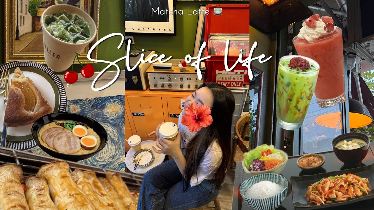 Slice of life 𓍼| คาเฟ่ชิลล์ๆ🍮ปลาต้มผักกาดดองร้านดัง 🐟 ࣪ ˖ เมื่อยล้าจากงานออฟฟิศ💻