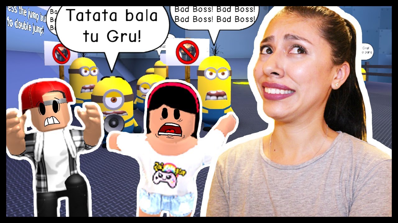 THE MINIONS ARE AFTER US! - Roblox - ESCAPE THE MINIONS ADVENTURE OBBY!