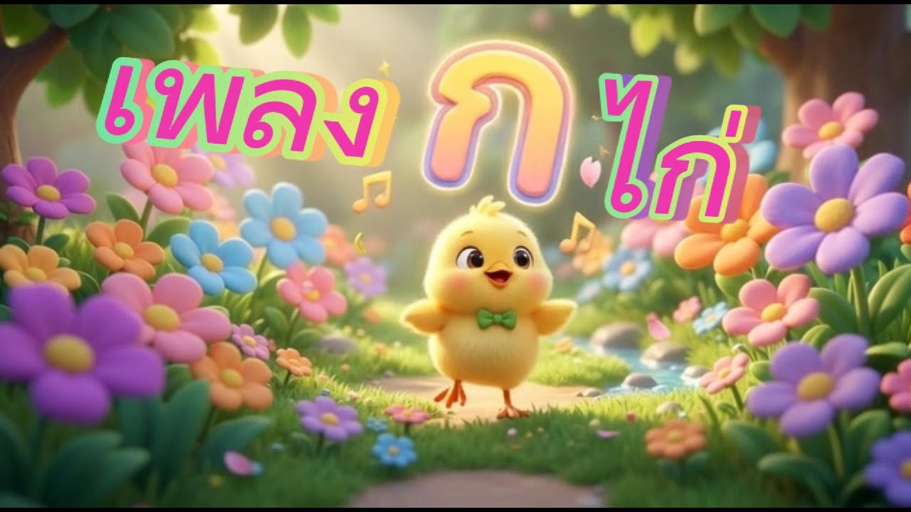 เพลง ก–ฮ ร้องง่าย 🎶 | ก ไก่ ถึง ฮ นกฮูก | เรียน ก–ฮ สำหรับเด็กอนุบาล | การ์ตูนตัวอักษรไทย น่ารักๆ