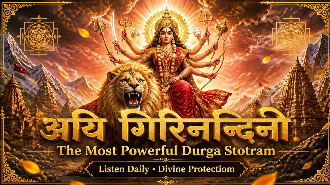 Mahishasura Mardini Stotram 🔱🔥 | Powerful Devi Stotra | Maa Durga | Complete Chant