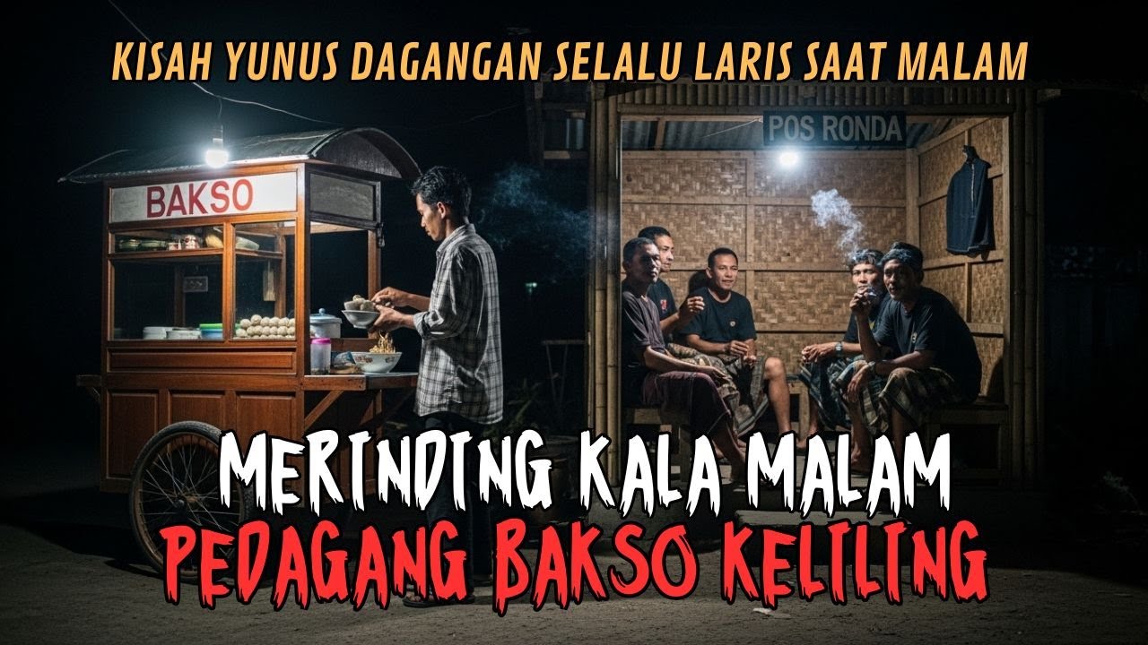 MERINDING PEDAGANG BAKSO KELILING! KISAH YUNUS MENDADAK LARIS HABIS LEWAT KUBURAN KAMPUNG UJUNG
