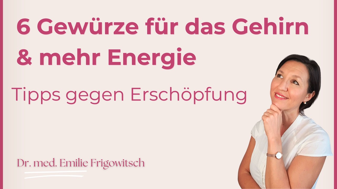 Müde, erschöpft, unkonzentriert? 6 Gewürze für Gehirn & Energie: Ernährung für die Psyche
