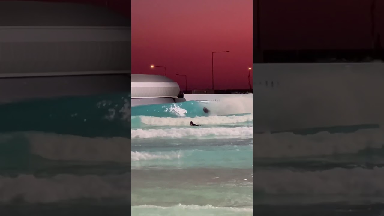 Barrel at urban surf Melbourne #urbansurfmelbourne #surfing #debonodouglas #bodyboarding #wavepool