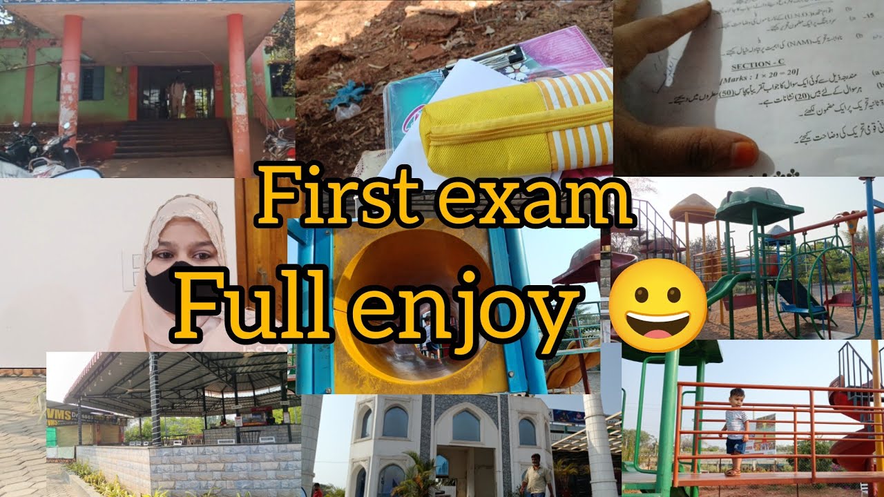 Full enjoy kiye sab ne full masti first exam complete # 
