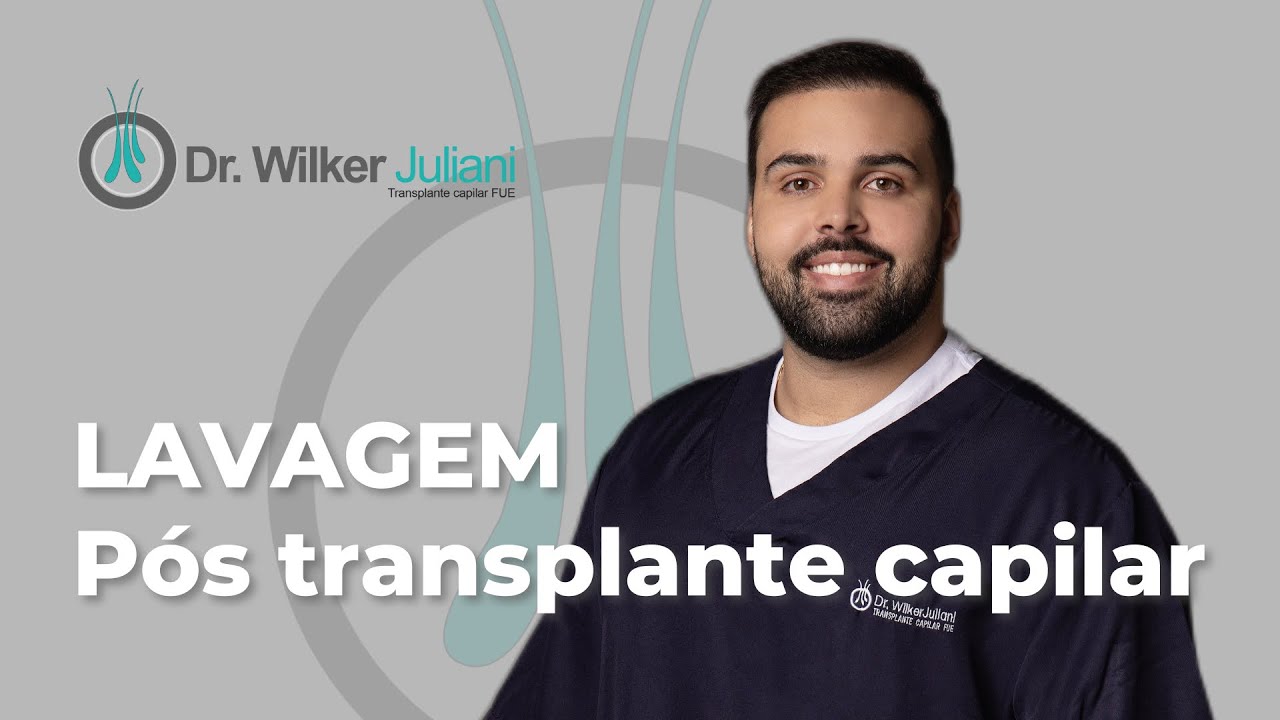 Lavagem pós transplante capilar