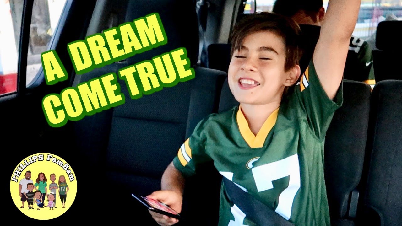 A DREAM COME TRUE | A NEW iPHONE and A PACKERS FOOTBALL GAME ON THE SAME DAY | PHILLIPS FamBam Vlogs