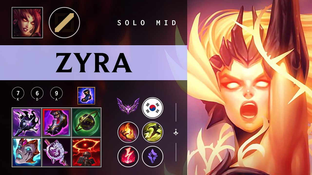Zyra Mid vs Swain - KR Master Patch 26.05