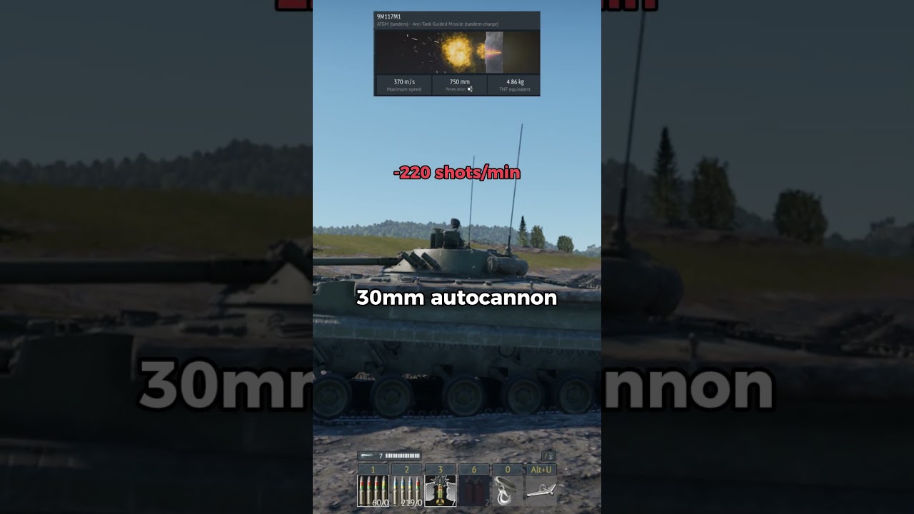 War Thunder BMP Tierlist!   #warthunder #warthundershorts #tank #humor