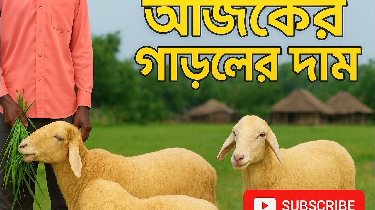 আজকের গাড়লের বাজার দাম | Sheep Price in Bangladesh 2025 | গাড়ল কিনতে হাটে আসুন#farmanimal 
