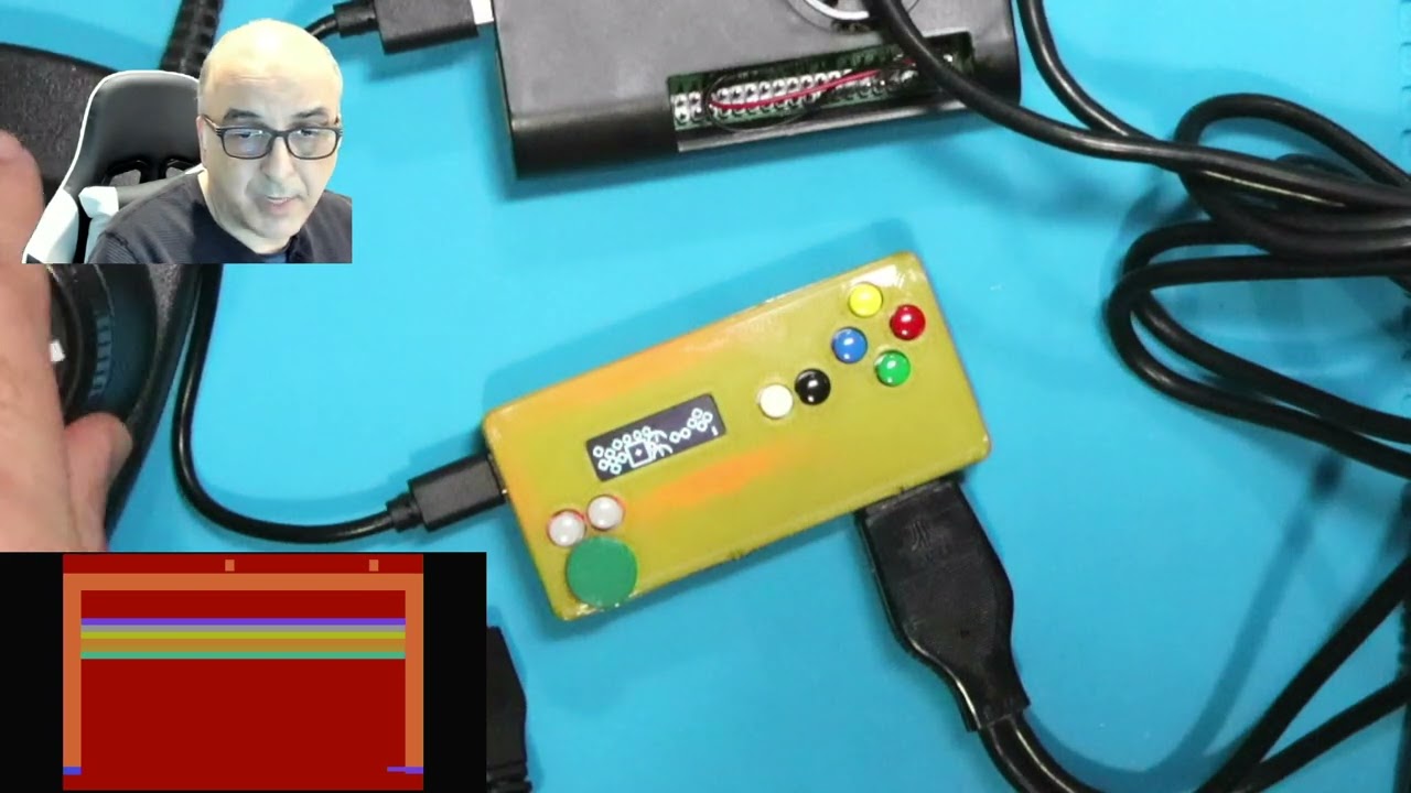 Retropie setup of iCode Duo USB Adapter for Atari Joystick and Paddles