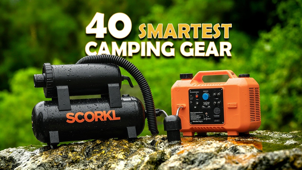 40 Coolest & Smartest Camping Gadgets For Your Next Camping Trip