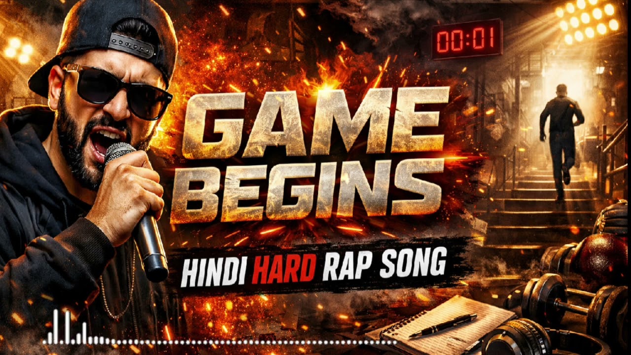 GAME ABHI BAKI HAI 🔥GAME BEGINS | Hindi Hard Rap Song | Motivational Rap Anthem | New Powerful Rap.