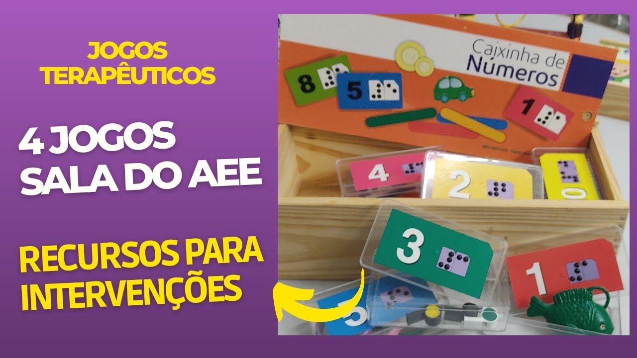 Dicas de 4 Jogos Terapêuticos/ Sala do AEE.