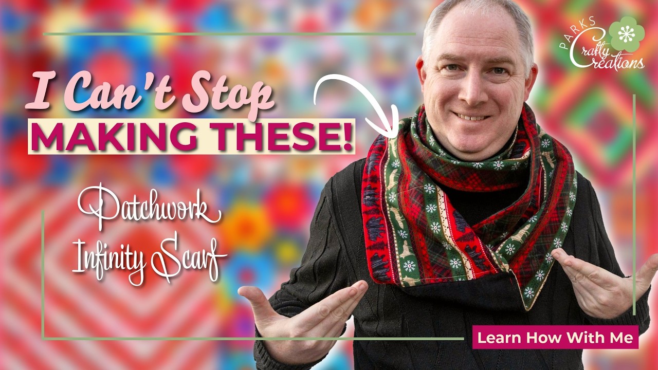 I Can’t Stop Making These Patchwork Infinity Scarves