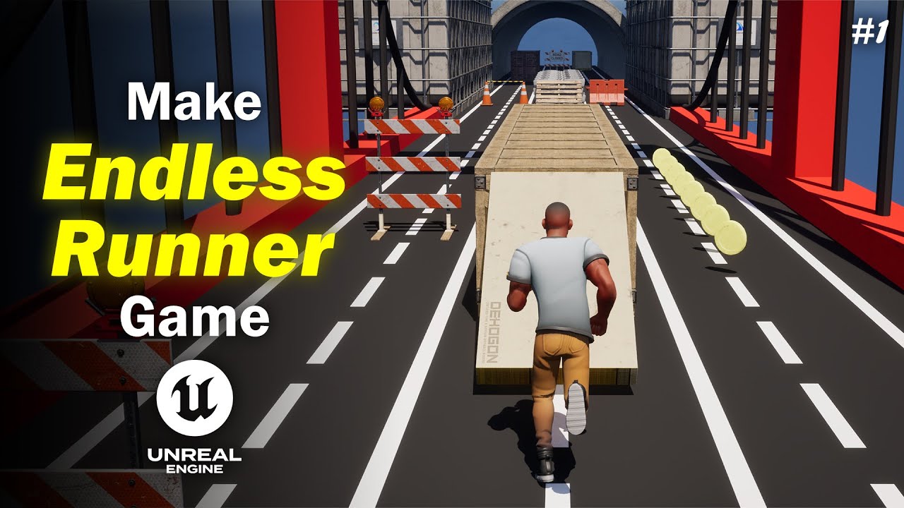 Endless Runner Game Unreal Engine 5 (Part 1) | Beginners Friendly