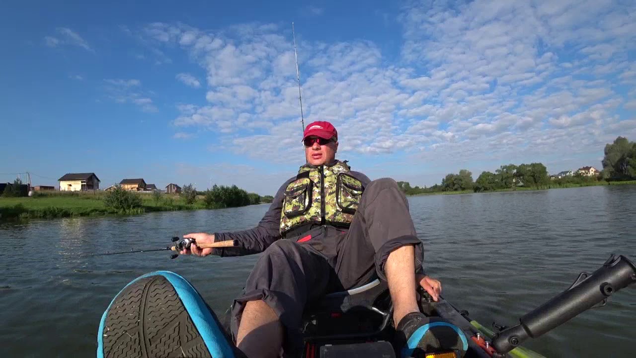 Рыбалка с каяка или как начать новый день с физической разминки. Каяк Pescador Pilot 120