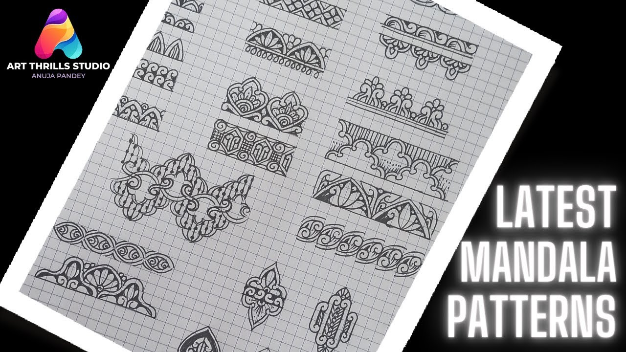 Latest Mandala Patters #artthrillsstudio #mandala #mandalapatterns