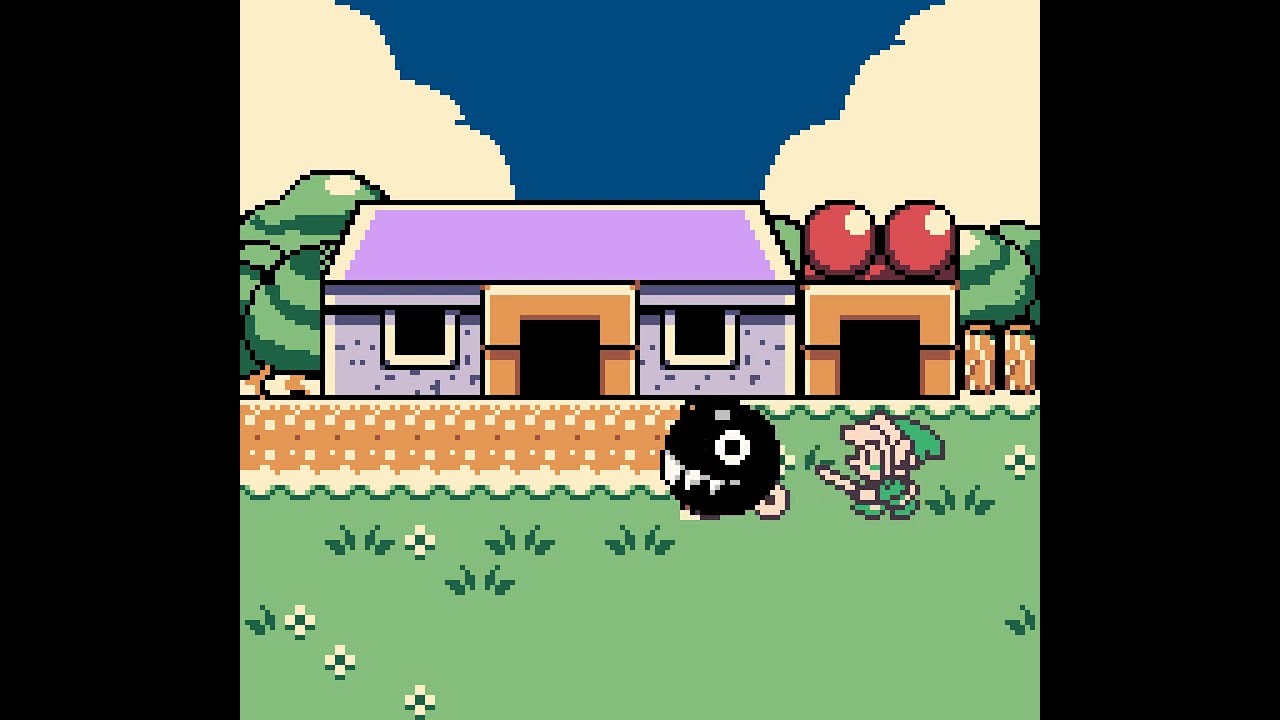 Link's Awakening - 9 - dog pic, ocarina and the riddle of the graveyard