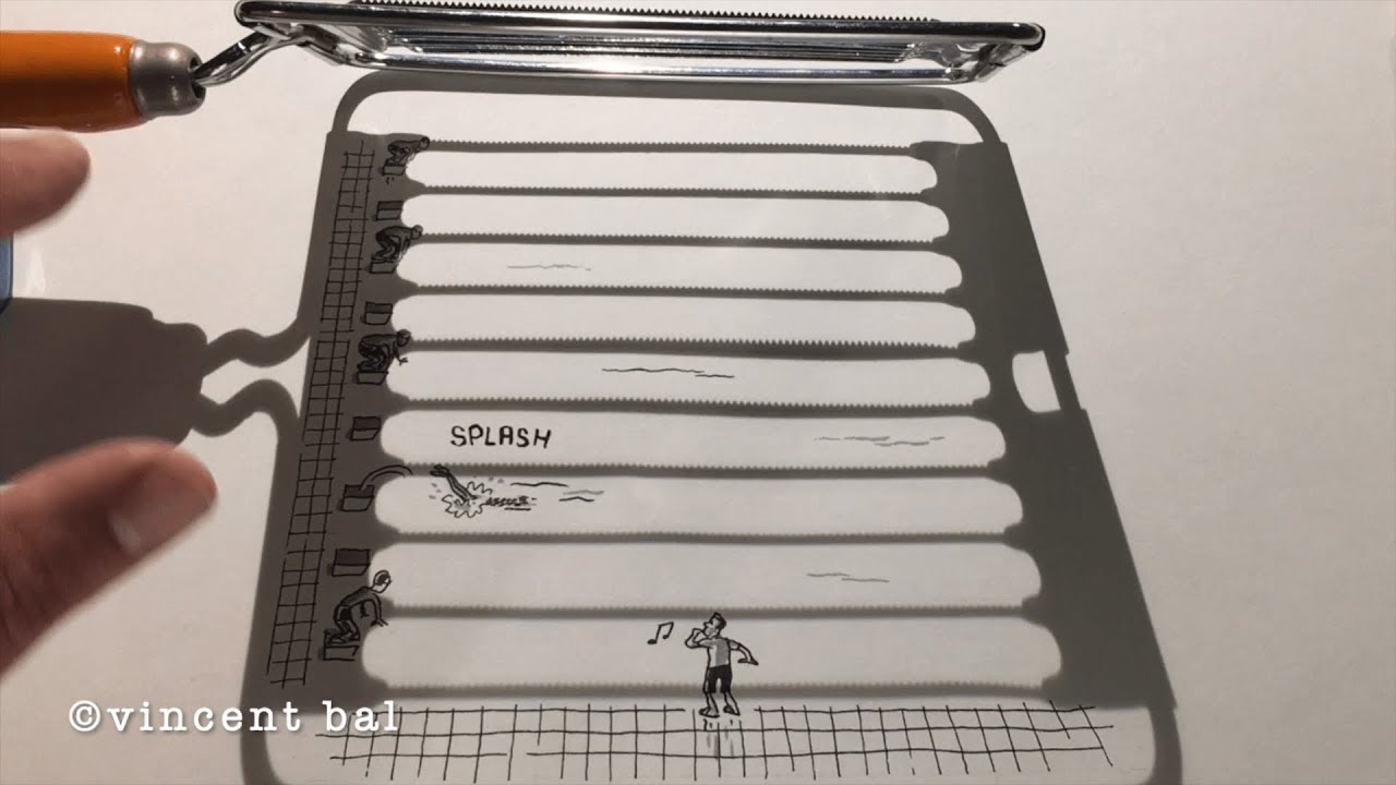【影子魔幻展藝術家介紹】比利時影子塗鴉藝術家 文森‧巴爾（Vincent Bal）