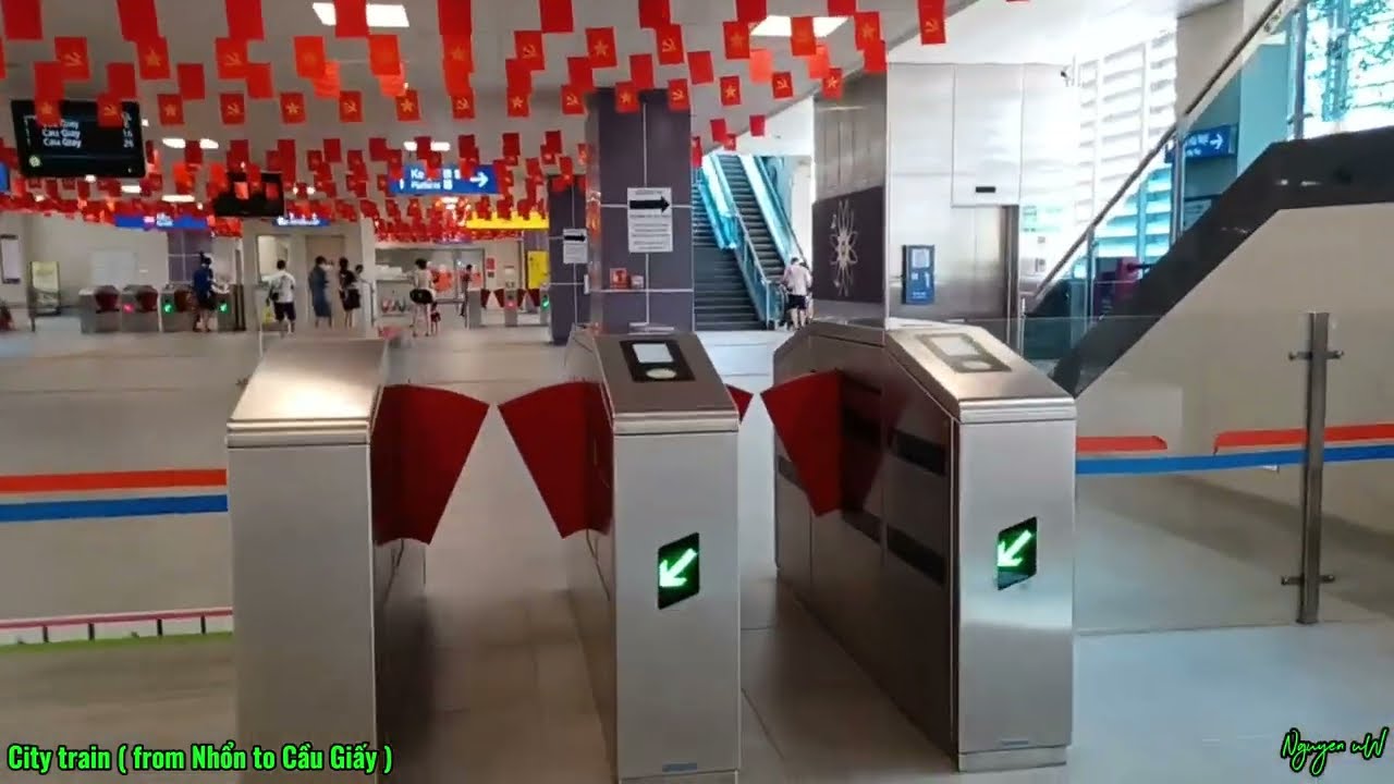 Vietnam Travel - Hanoi City Train - Line 3 - From NHON Station to CAU GIAY station