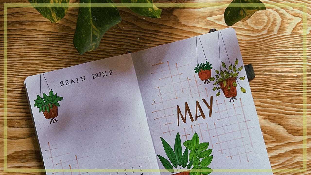 bullet journal: prepariamo il mese di maggio 🪴