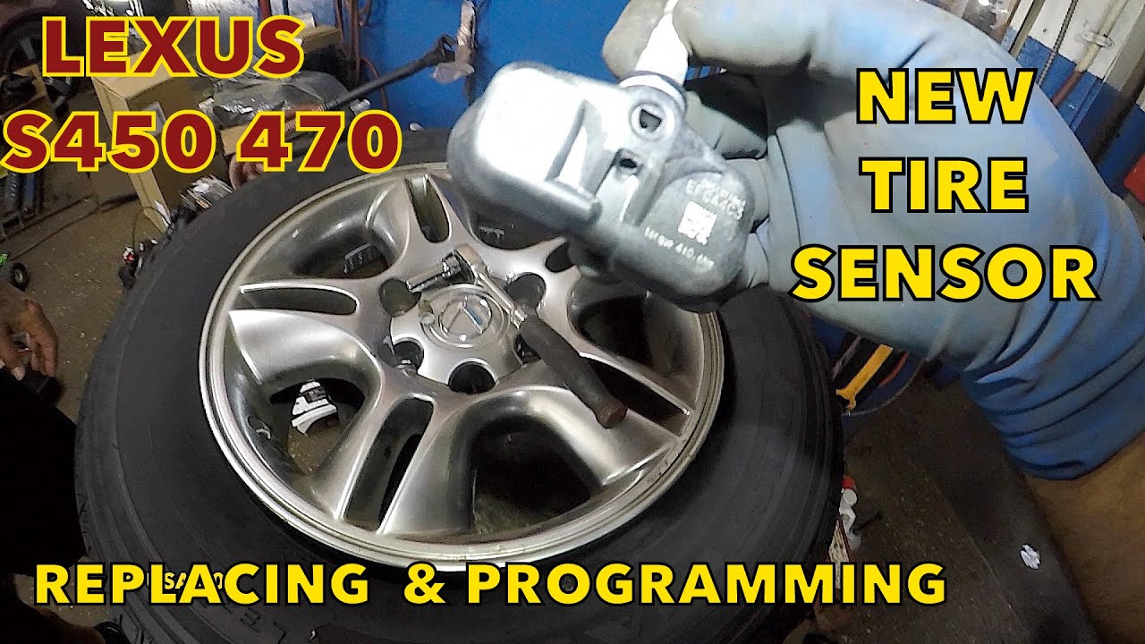 Lexus GX470 tire light on BAD TPMS sensors replace and program TPMS sensor ID