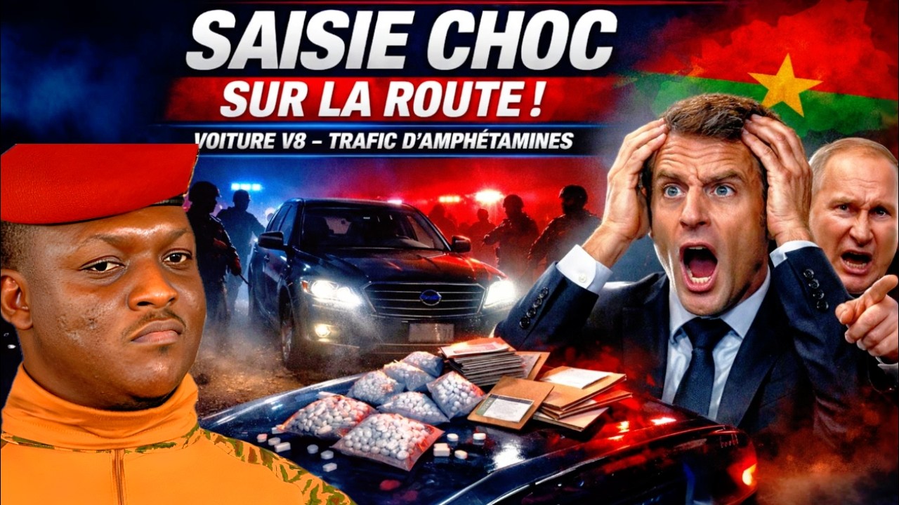 Ibrahim Traoré : poursuite nocturne à Zorgo, un V8 intercepté et des amphétamines saisies