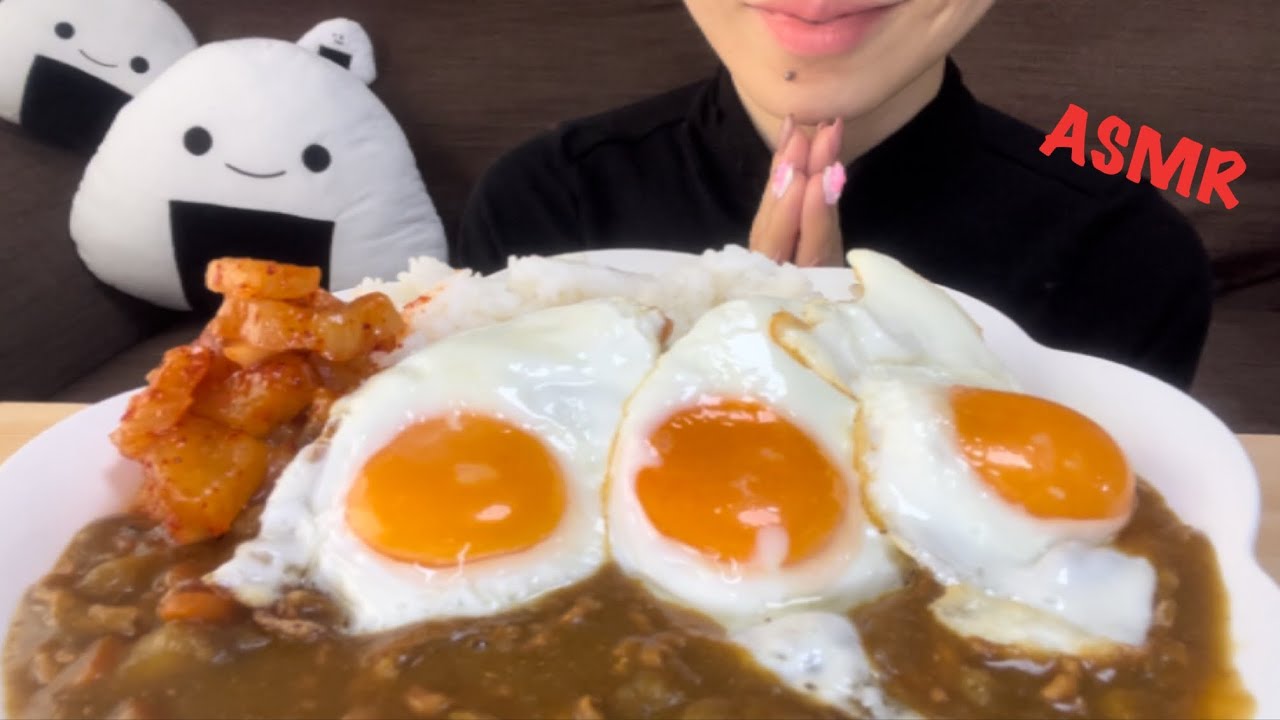 【ASMR/咀嚼音】カレーライスを食べる【Eating Sounds】
