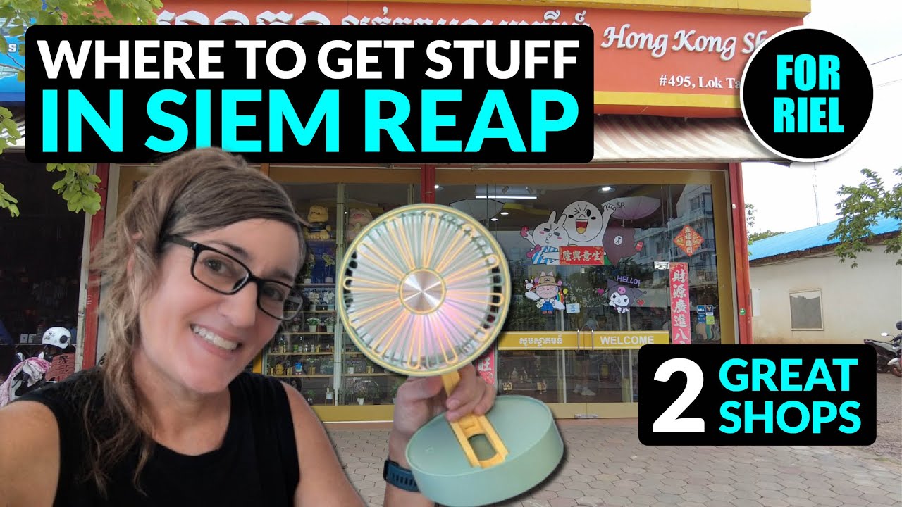 Where to get stuff in Siem Reap, Cambodia! Two great shops! #forriel