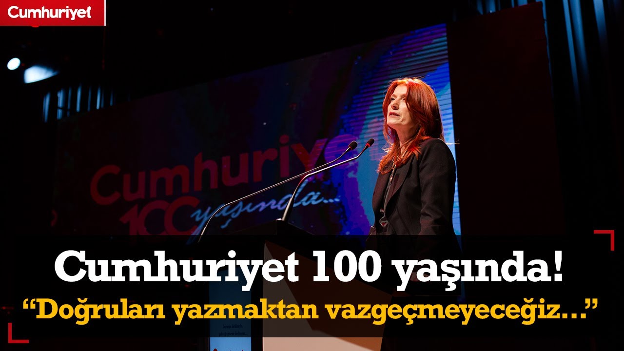 Cumhuriyet 100 yaşında! Genel yayın yönetmenimiz Mine Esen'den anlamlı konuşma...