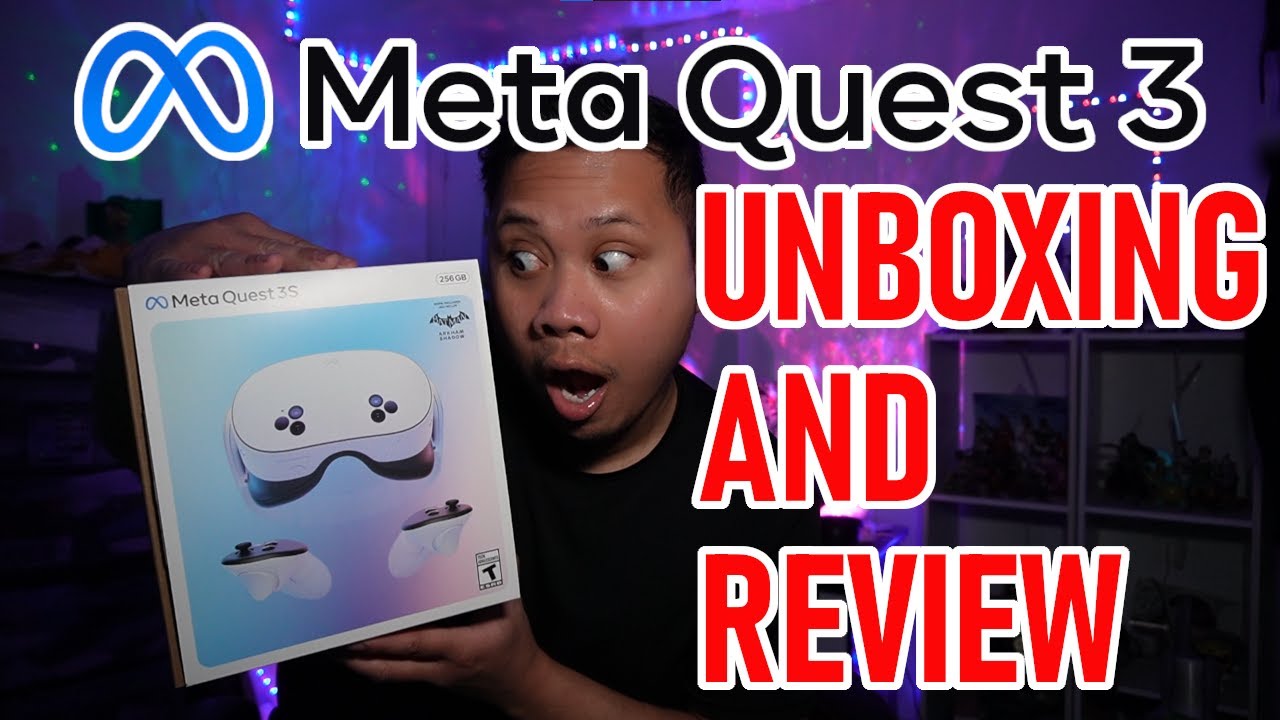 Meta Quest 3S Batman Arkham Shadow bundle Unboxing and review with gameplay