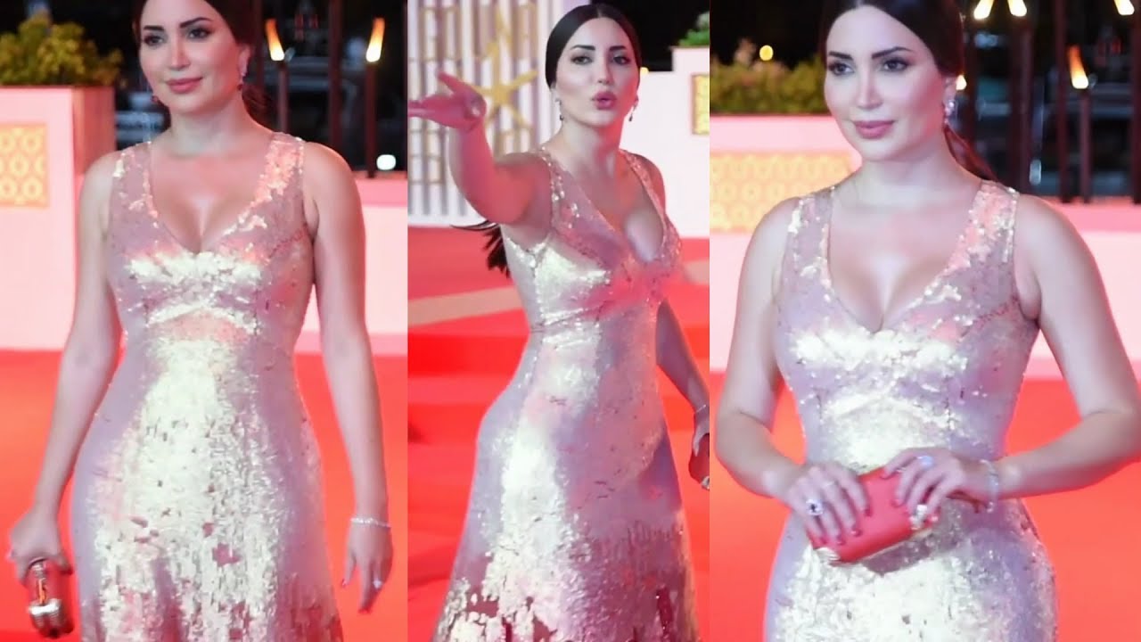 الفنانة نسرين طافش بأطلالة جريئة و مثيرة و مميزة فى مهرجان الجونة