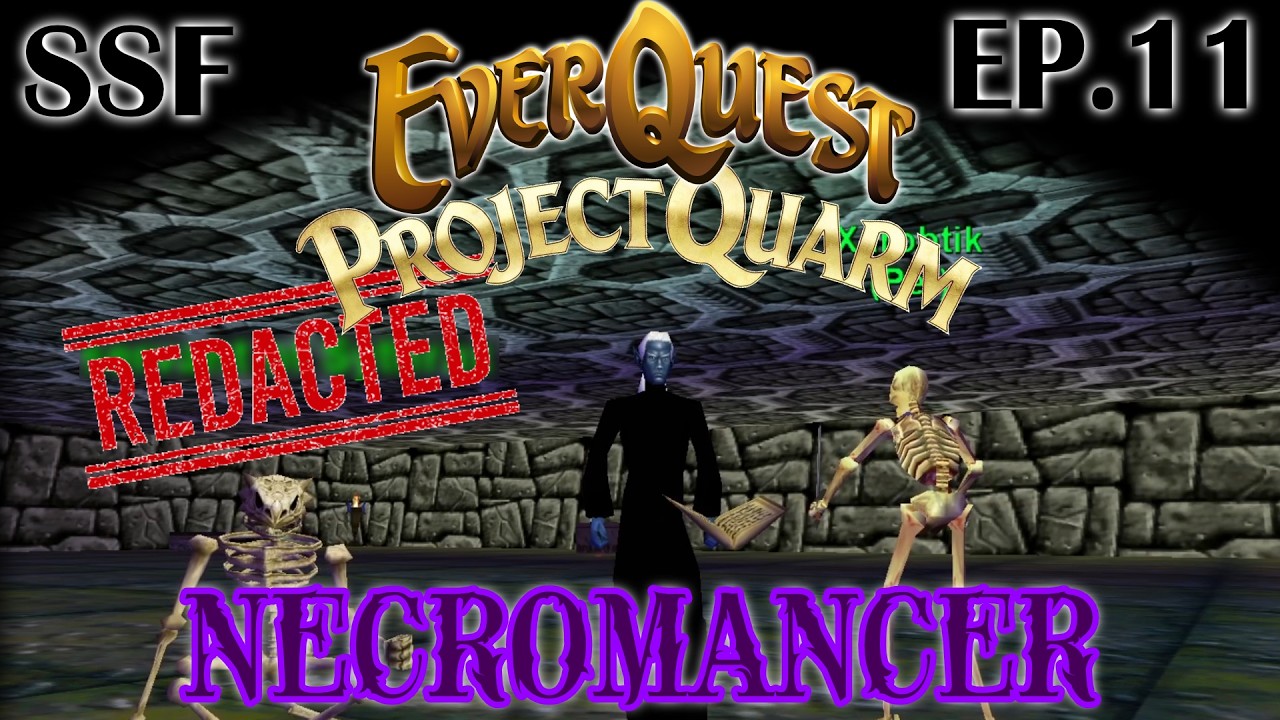 EP.11 - Secret Leveling Spot! | EverQuest Project Quarm | NECROMANCER | Solo Self Found Challenge