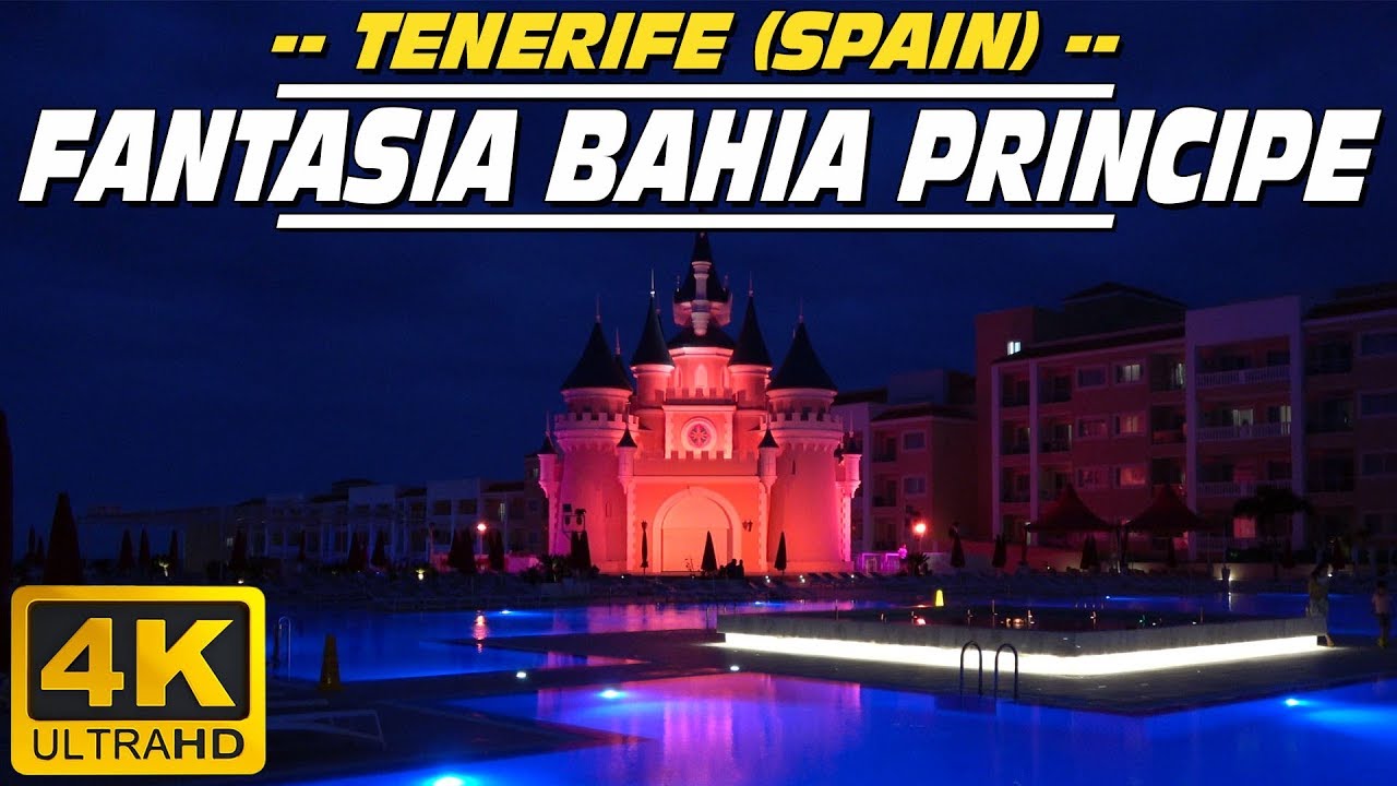 Hotel Fantasia Bahia Principe in the evening (Tenerife - Spain)