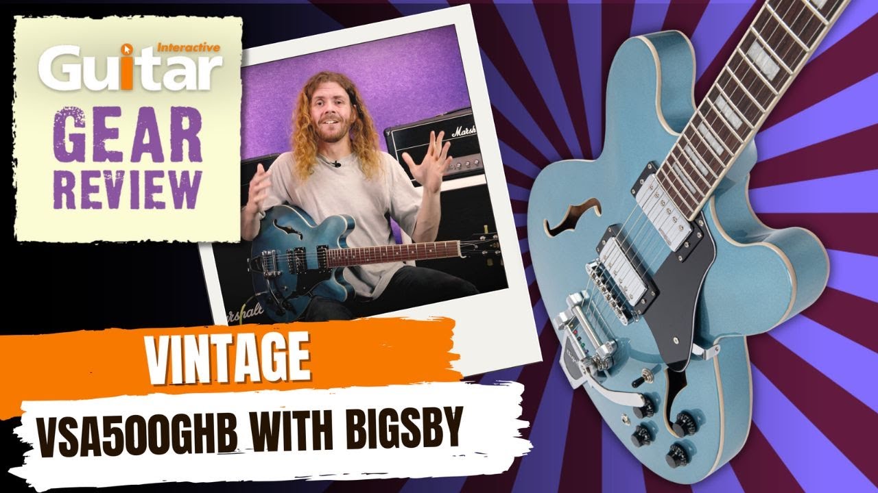 Vintage VSA500GHB with Bigsby | Review | Guitar Interactive Magazine