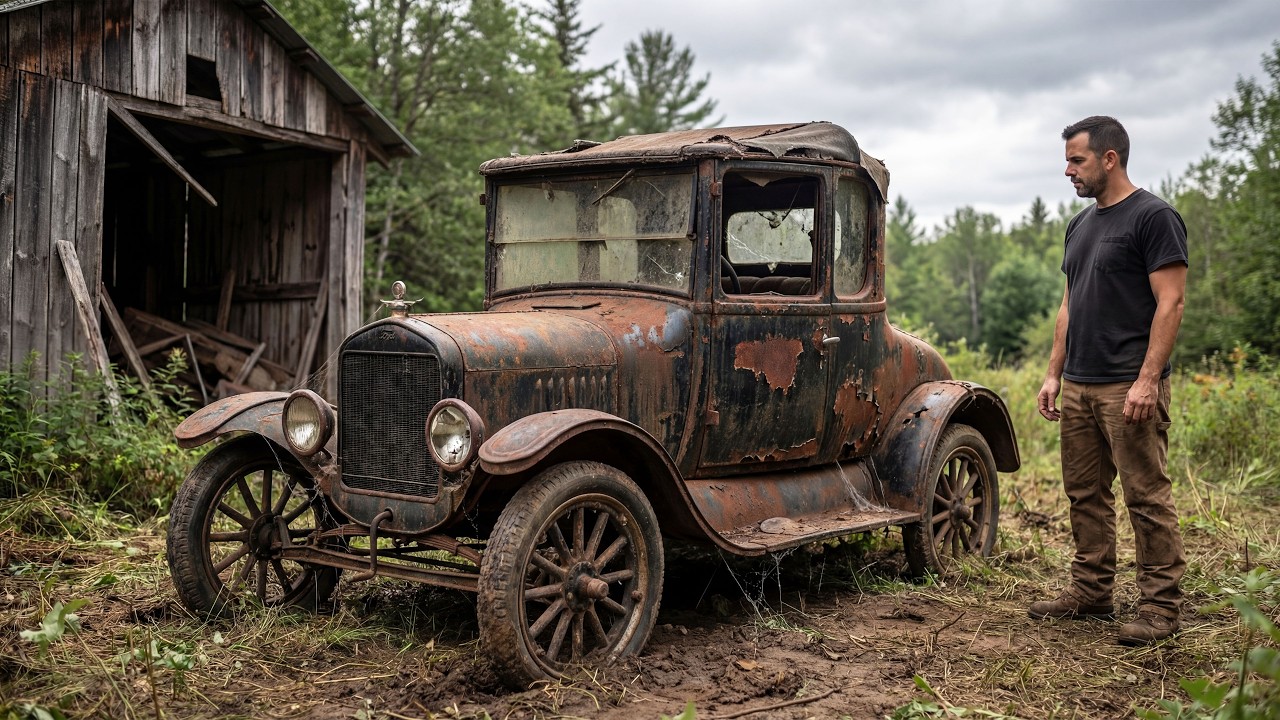 ASMR Car Restoration! 1925 Ford Model T Coupe Full Restoration from Abandoned State To Flawless