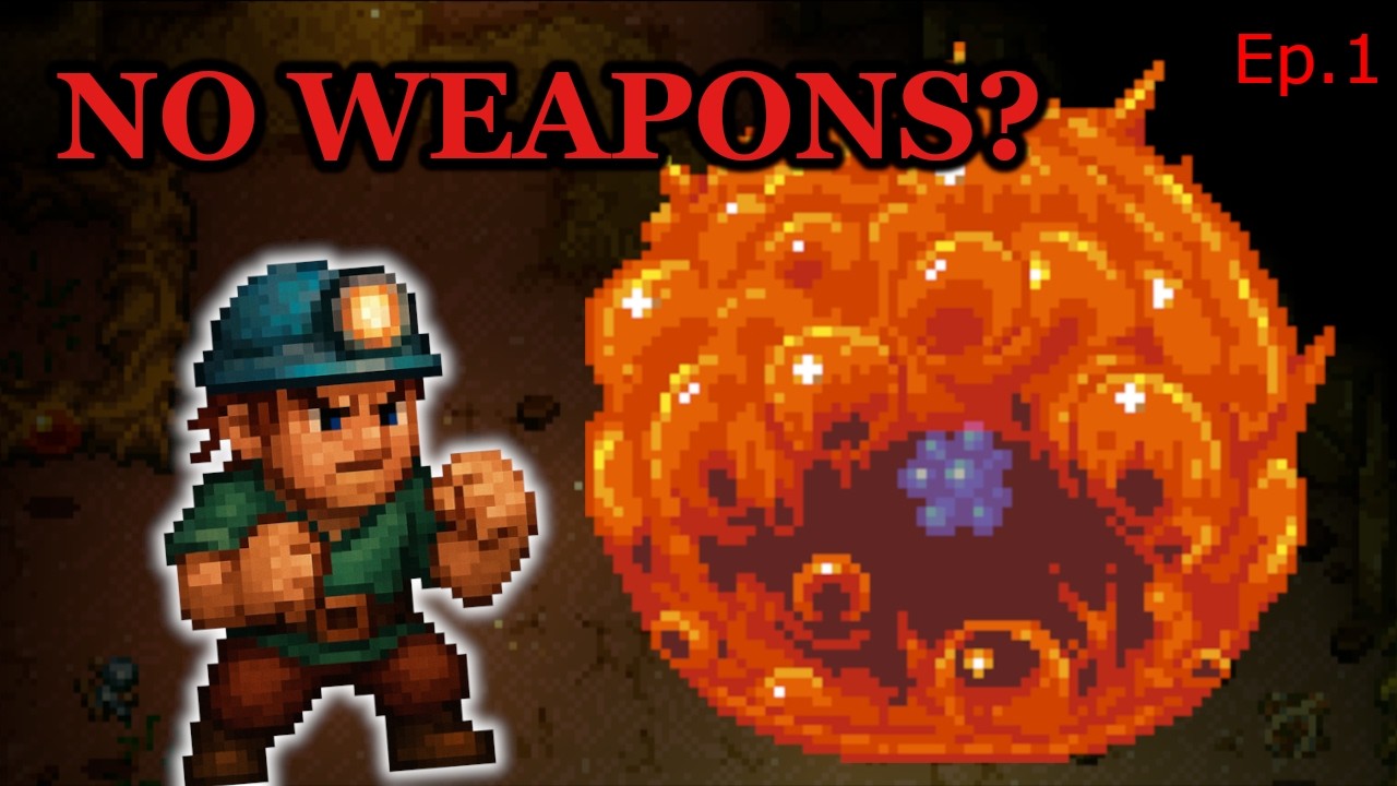 Can I Beat Core Keeper With No Weapons? - Ep. 1: Glurch