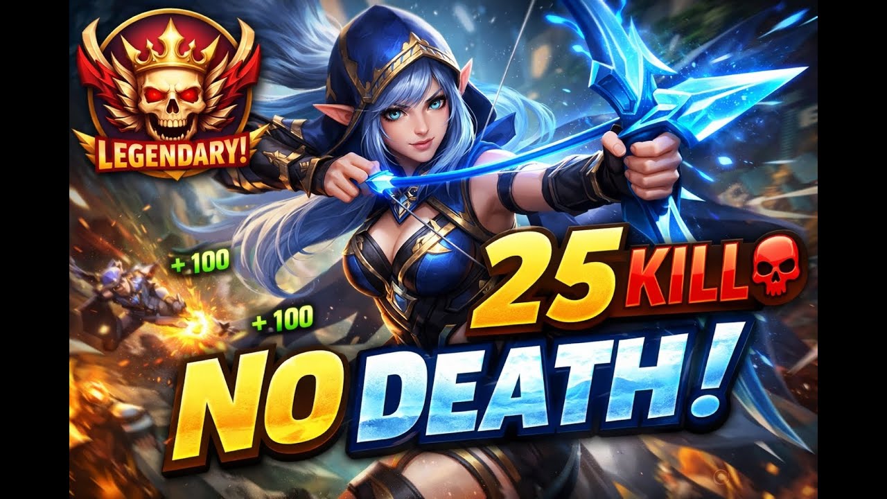 UNSTOPPABLE MIYA 😱 | 25/0 LEGENDARY MATCH | MLBB