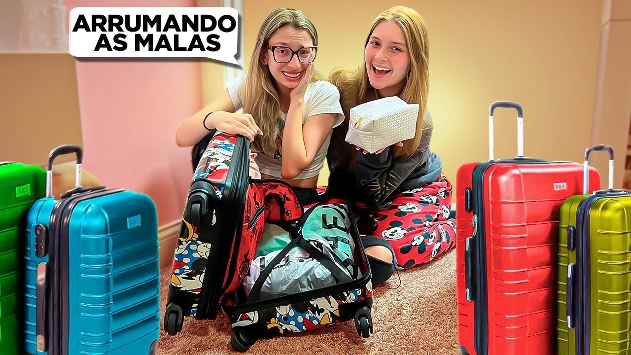 Arrumando a mala para minha a viagem para Nova York com minha melhor amiga