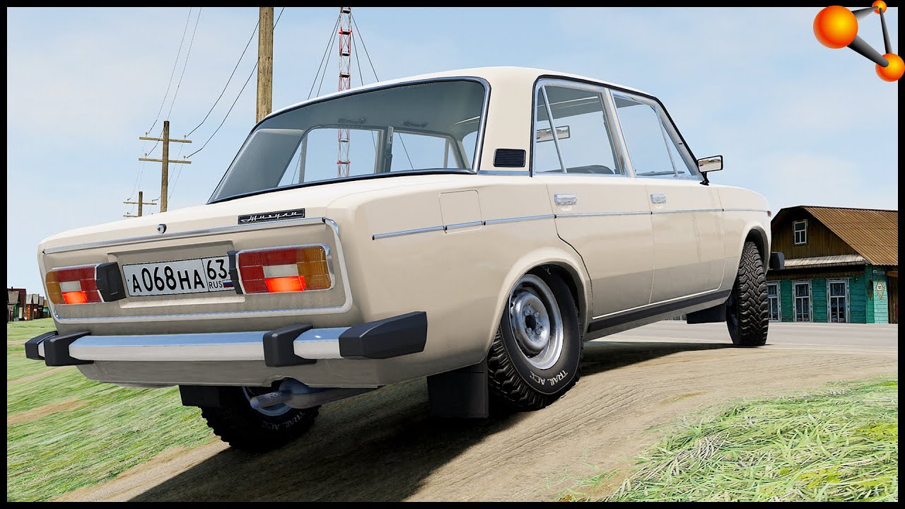 ТРАКТОР Из ЖИГИ! Доедет ДО РЫБАЛКИ? - BeamNg Drive