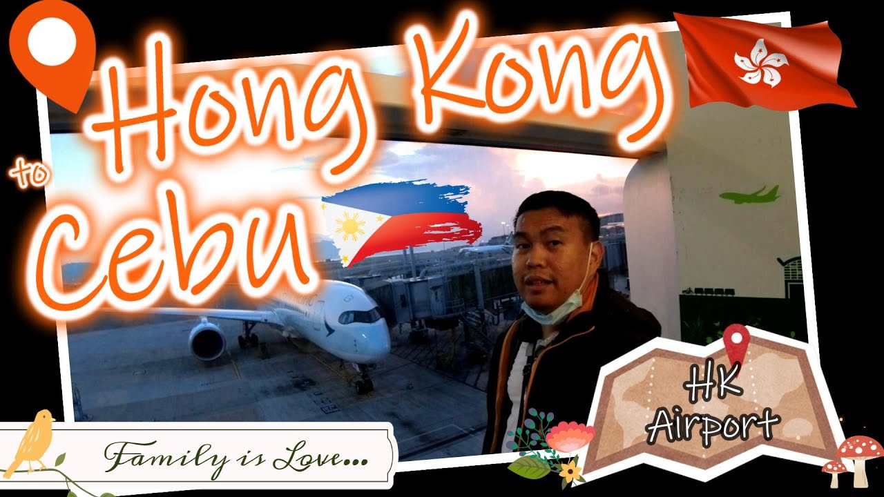 HK to Cebu @ Hong Kong Airport / Pinoy Balik Pinas 🇵🇭