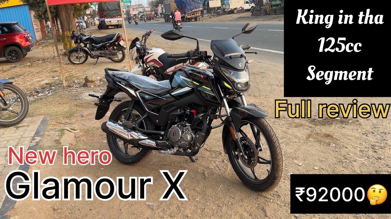 New ￼Hero Glamour X 125. King in tha segment.  glamour x new features 
