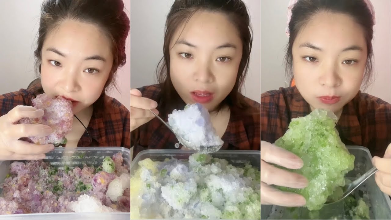 Crushed Ice Eating ASMR | Ice Eating