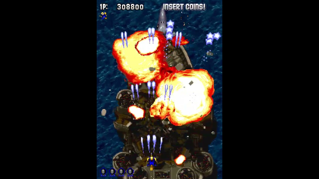 Gunbird (Arcade) First Loop 1cc as Marion, with commentary