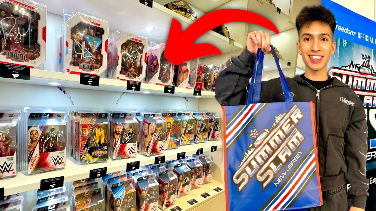 My INSANE WWE SUPERSTORE Experience!